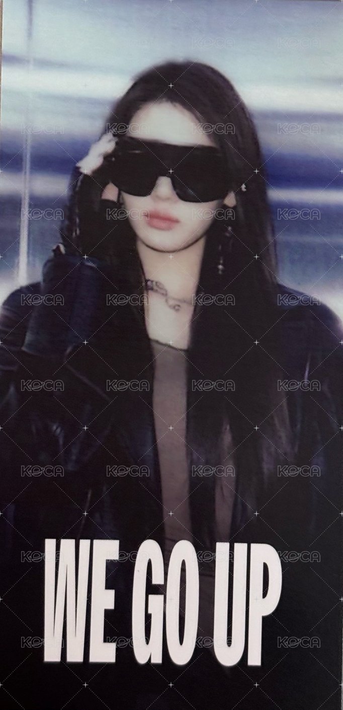 WE GO UP k4 預售 特典卡 票根 正面