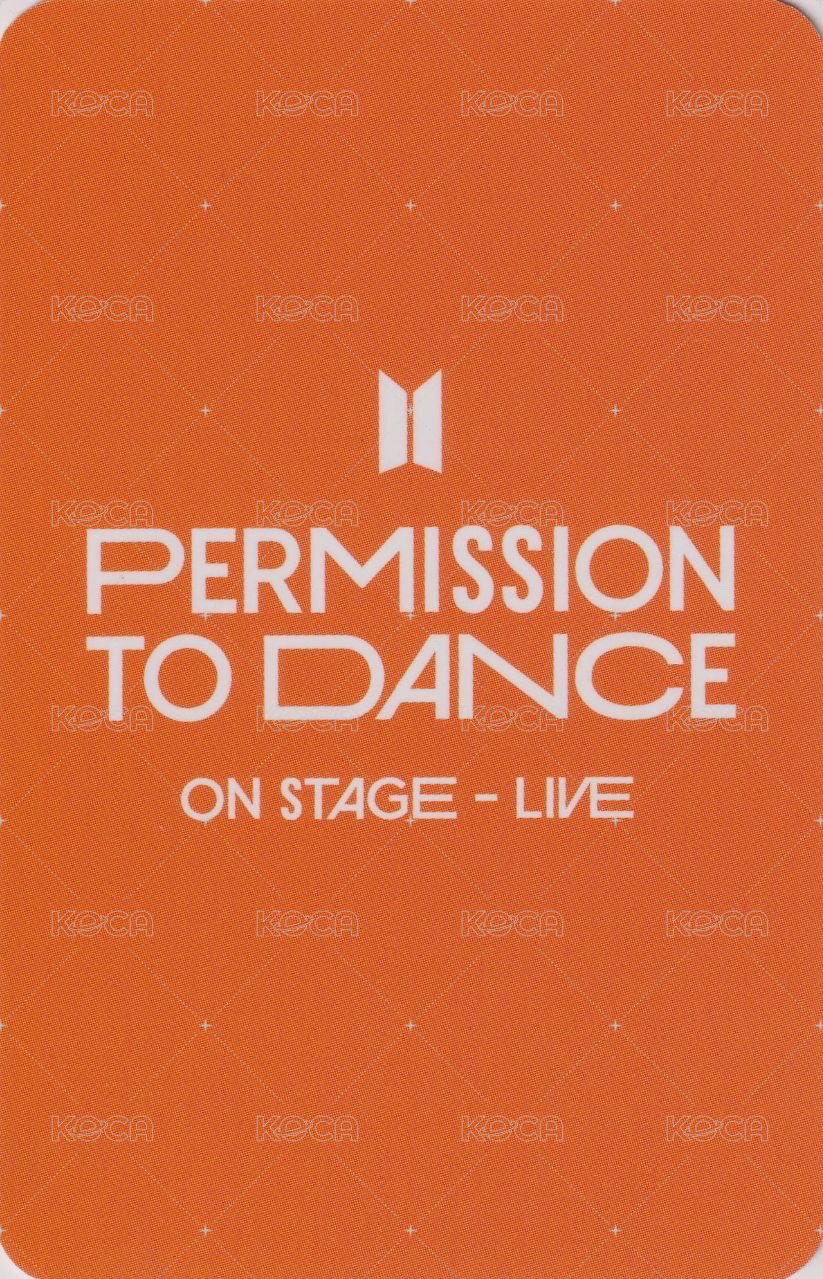 PTD Live 阿拉丁 特典卡  背面