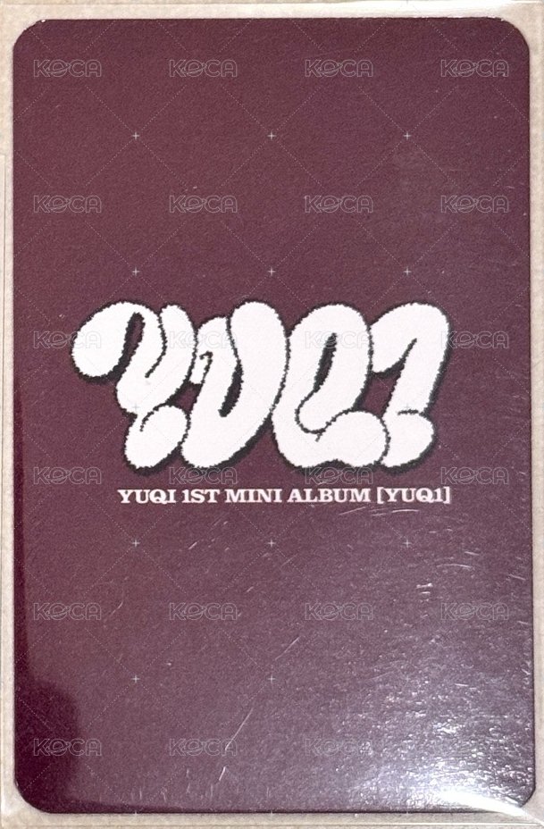 YUQ1 泡泡摩奇 簽售卡 捧臉琦 背面