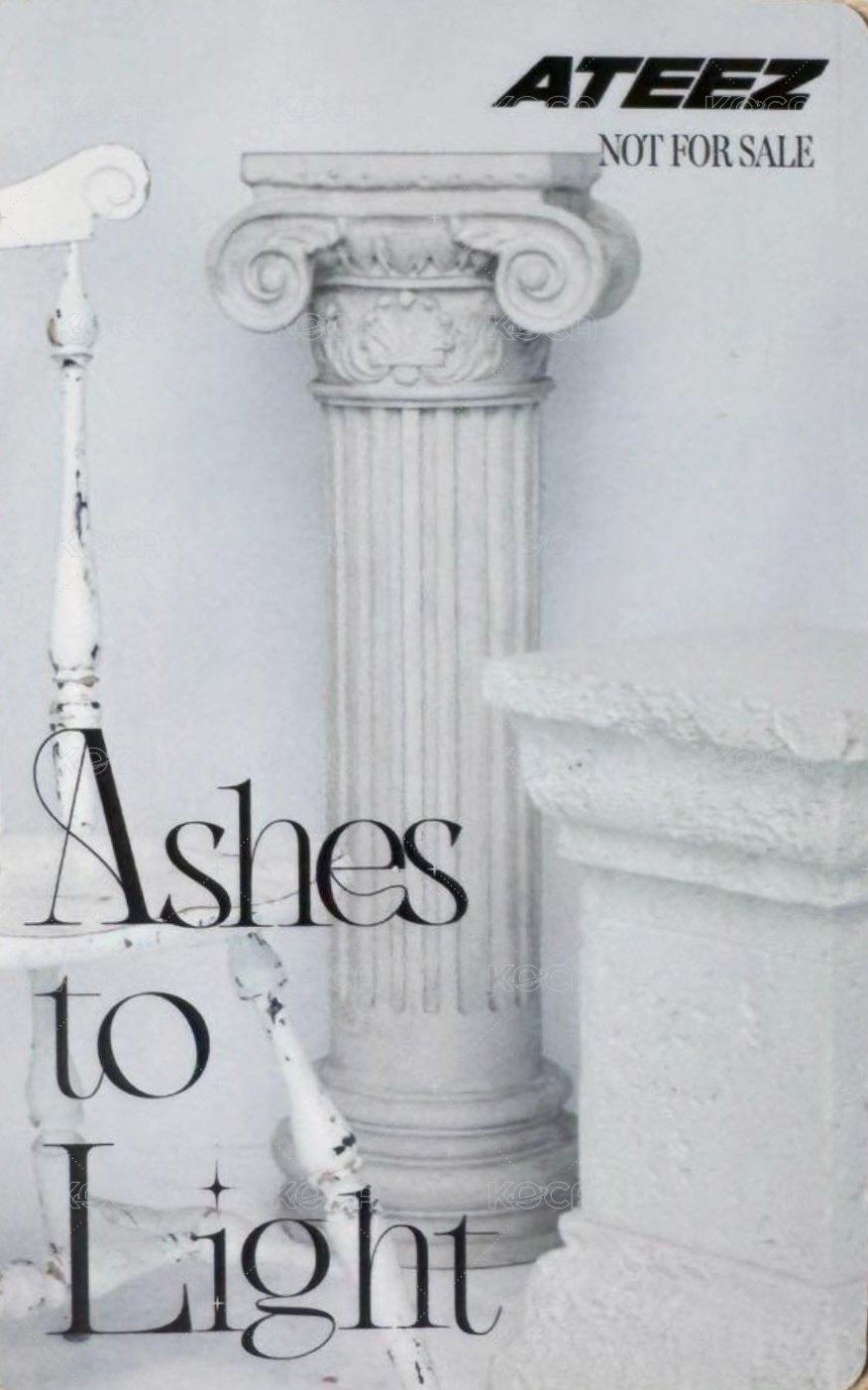 Ashes to Light 塔店 渋谷店限定 幸運卡  背面