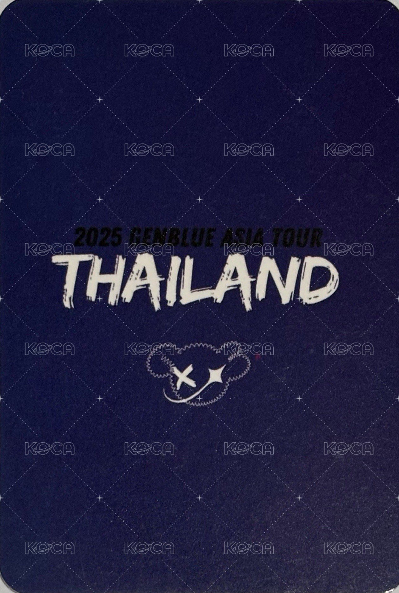 GENBLUE ACT LIKE THAT 亞洲巡迴最終站 任務卡 亞巡卡 泰國 ver. 背面