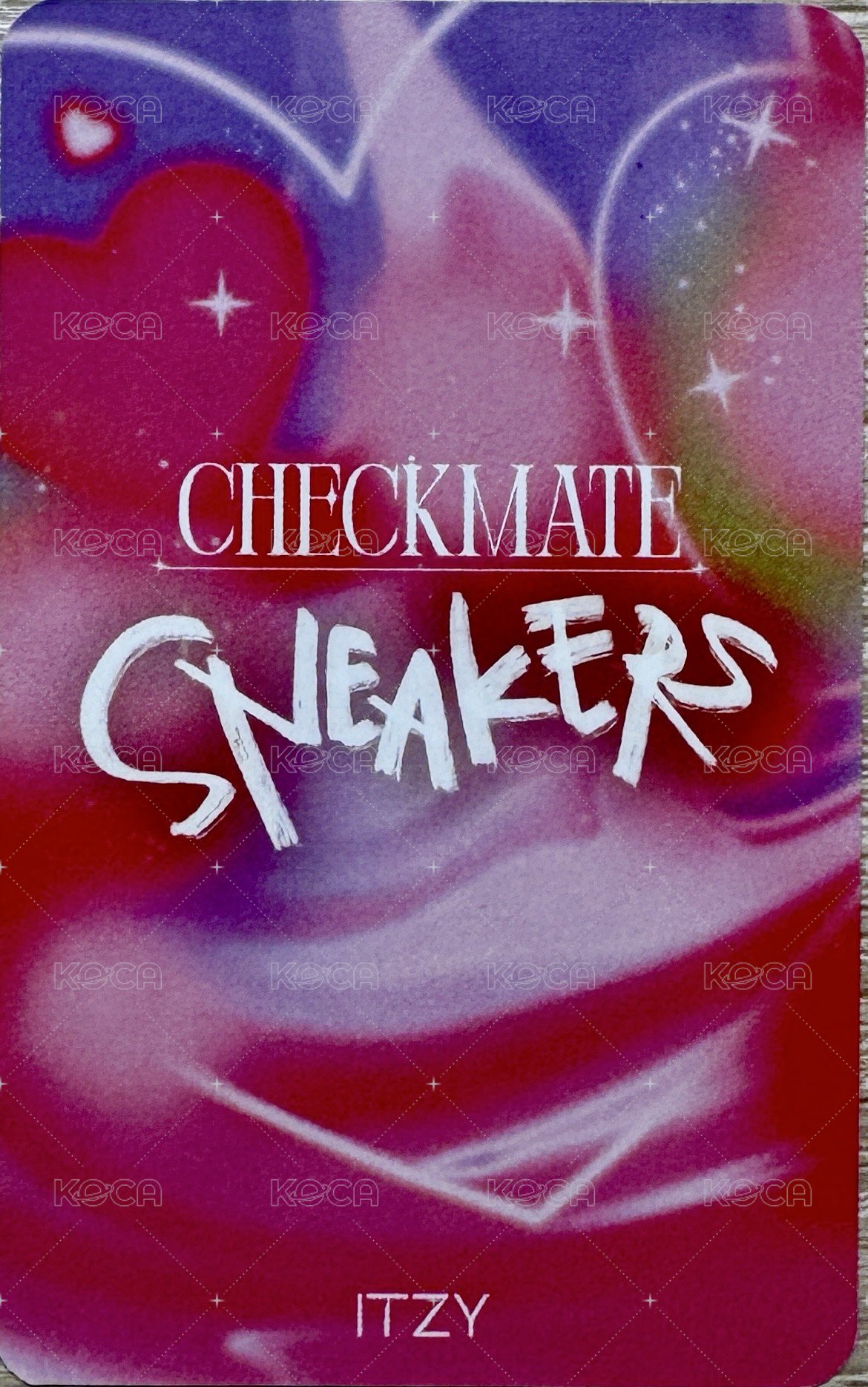 CHECKMATE 打歌卡 第二週 背面