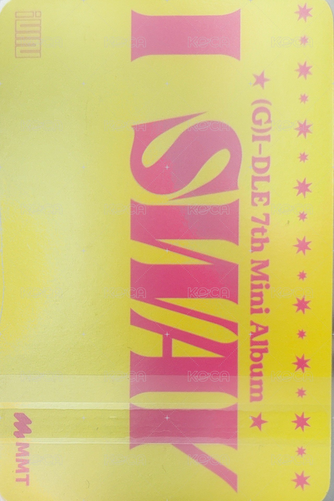 I SWAY mmt 3.0 幸運卡  背面