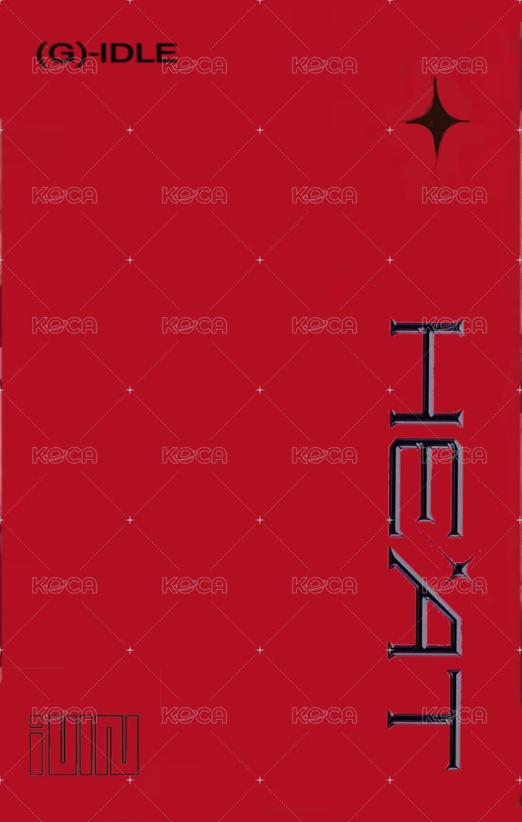 HEAT 專輯卡 I-DLE MIYEON   首張英文專輯專卡 背面