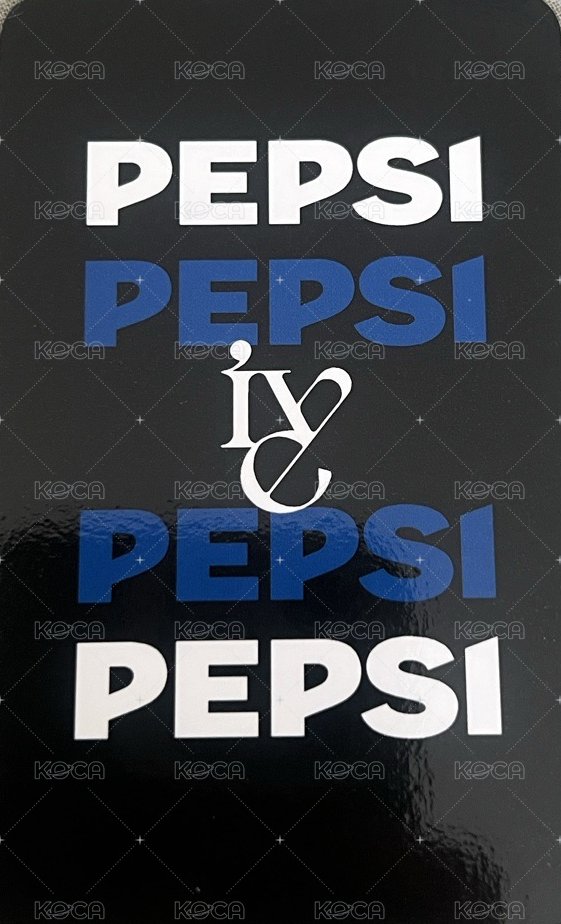 百事 代言卡 8.0 背面