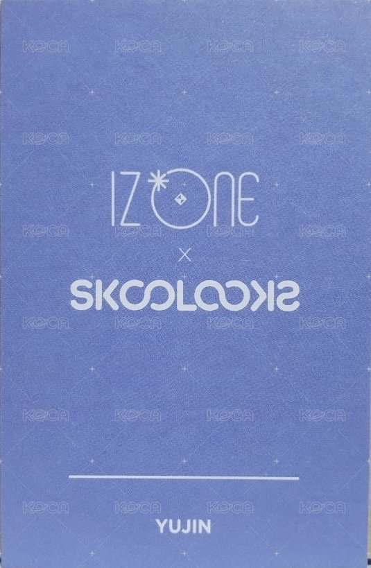 校服 代言卡  背面