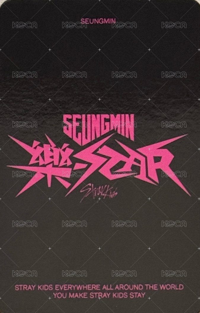 樂-STAR 專輯卡 Postcard ver. 背面