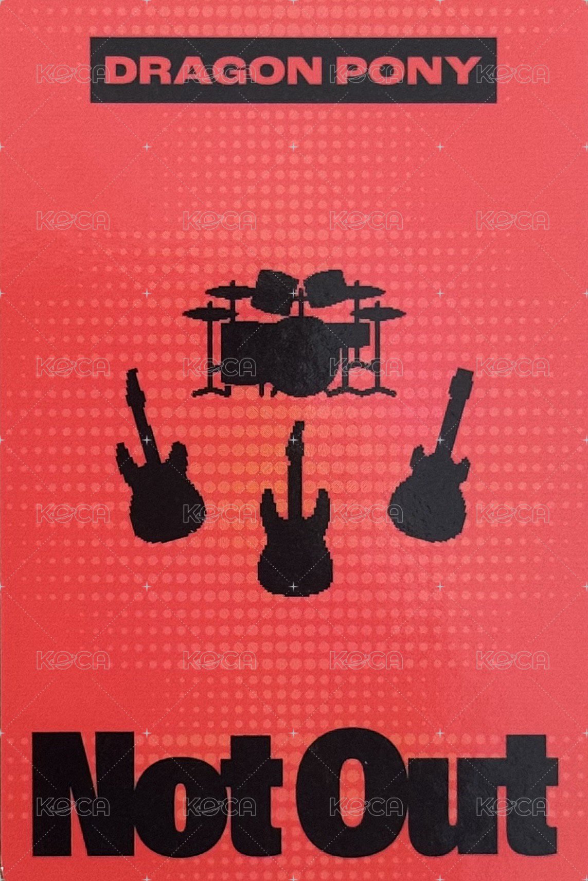 1st Concert ‘Not Out’ 隨機卡 MD 酒窩 背面