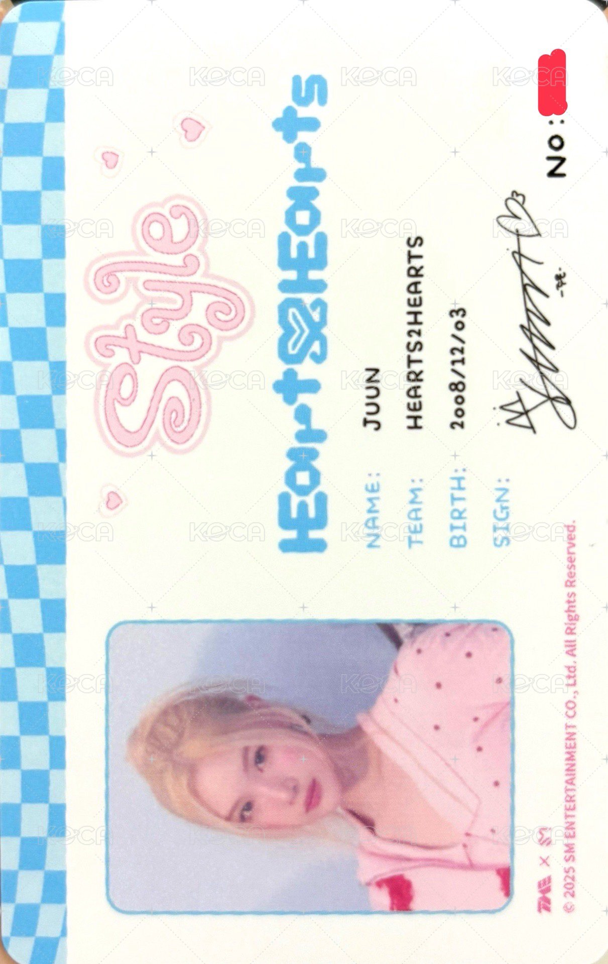 數單一 QQ音樂 星光卡 五星卡 背面