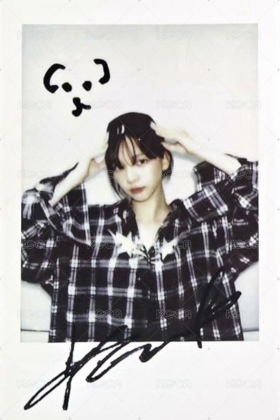 正規一 kms 簽售卡 線上簽售v2柚 正面