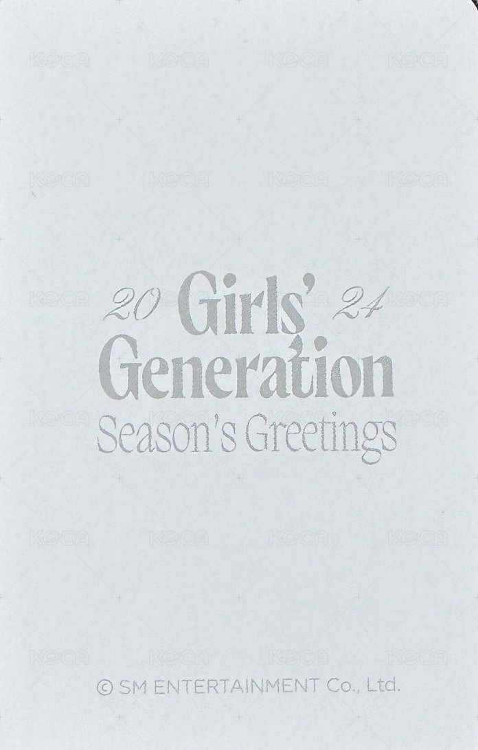 2024年曆 隨機卡 A版官拍 背面