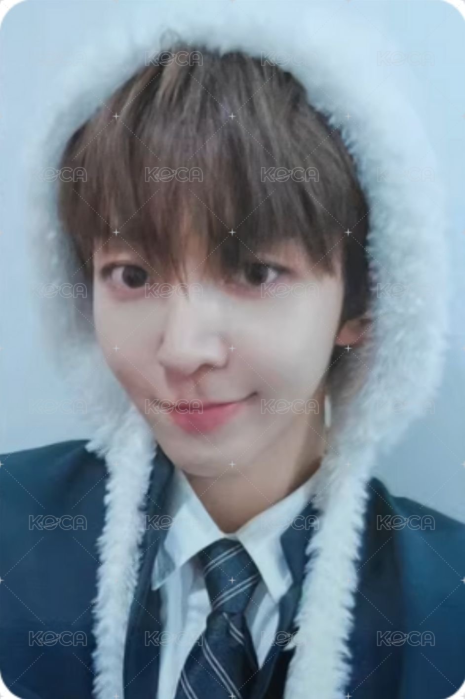 迷二 ms 台北 簽售卡 白色小熊ver. 正面