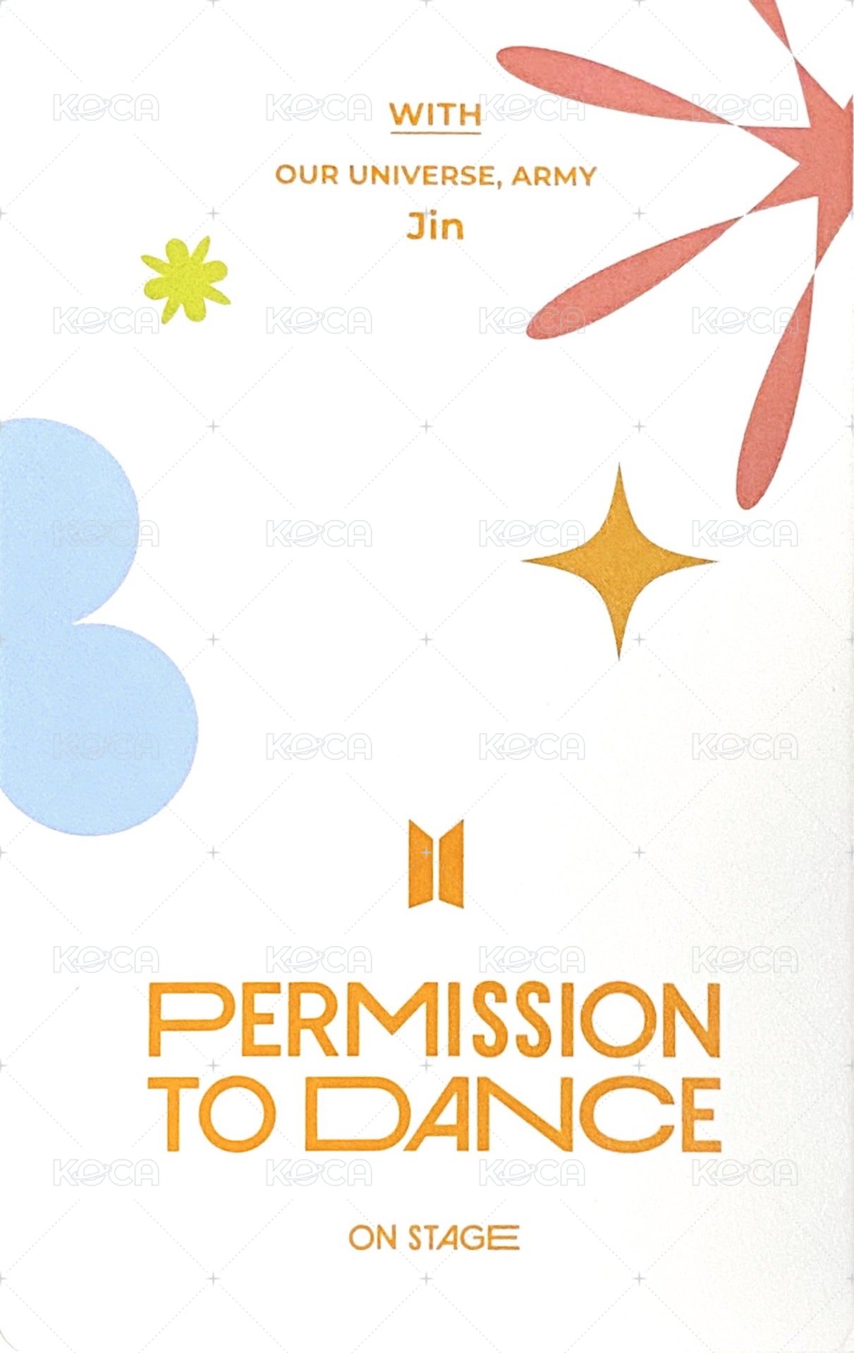 PTDOS 演唱會 DVD / CD 卡 LA場數位版 固卡 背面