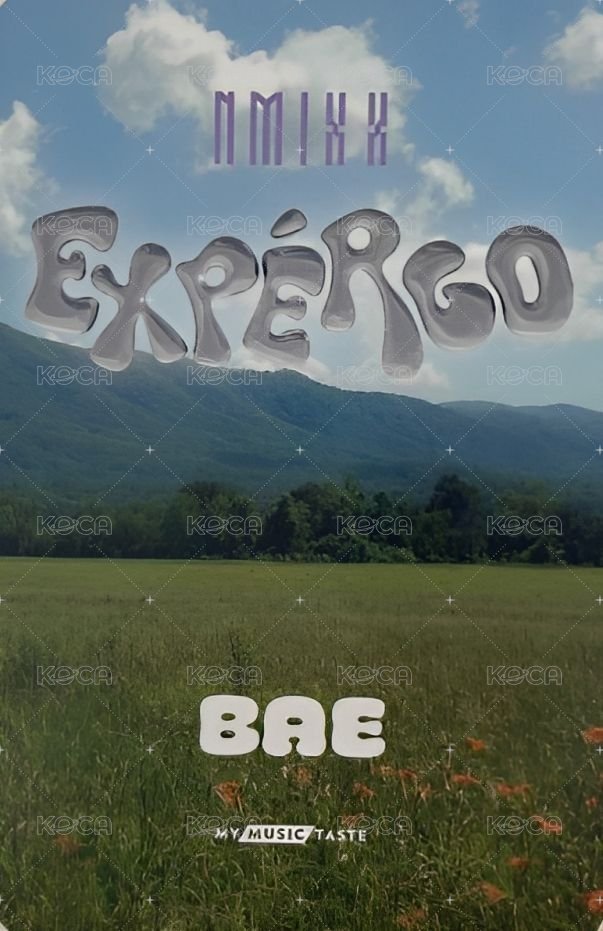 expérgo mmt 線下 簽售卡 愛心 背面