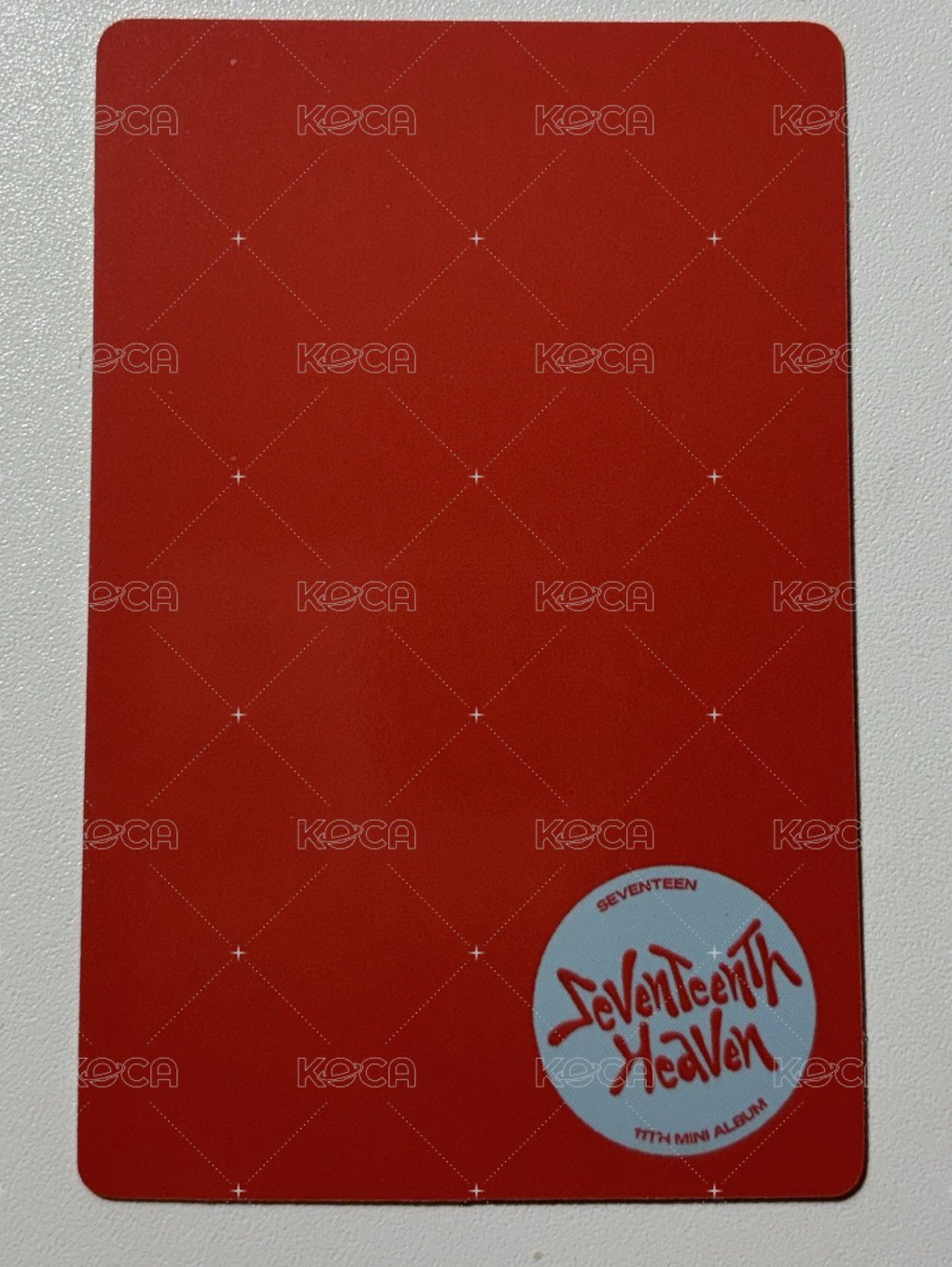 MINI11 target 特典卡 挑染碩 背面