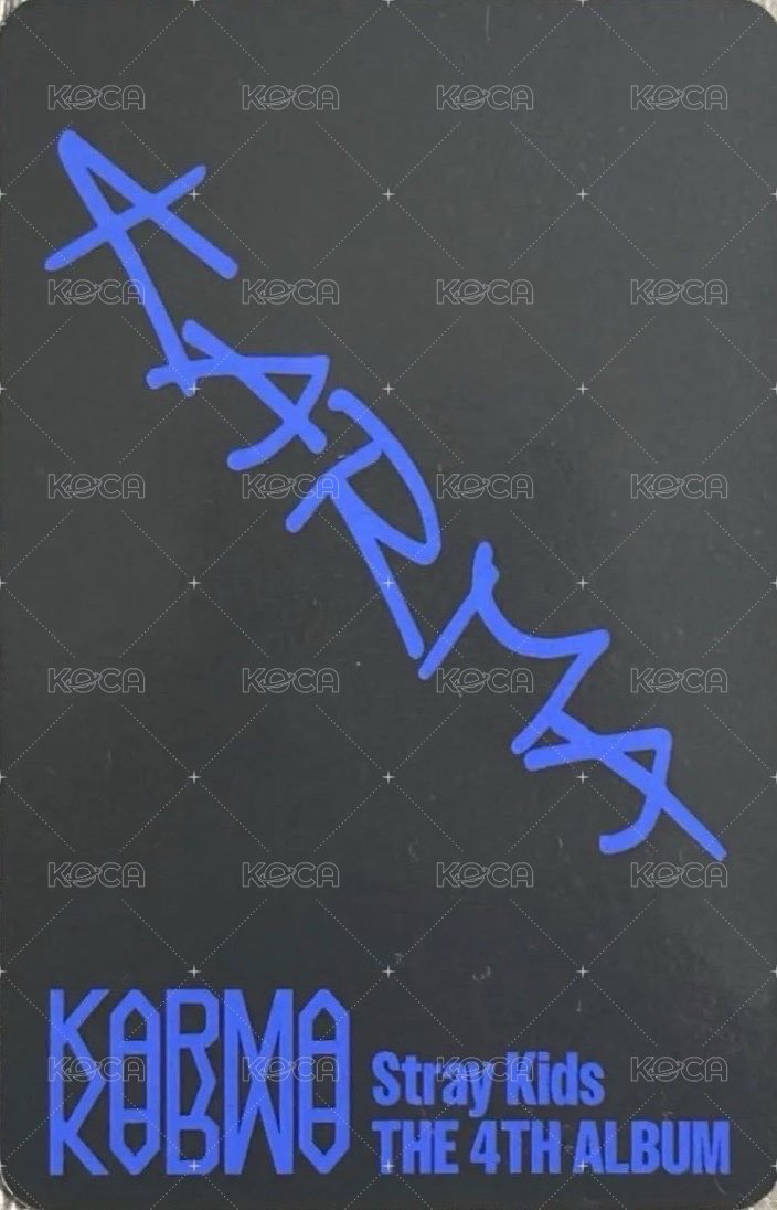 KARMA 專輯卡 Karma ver. 背面