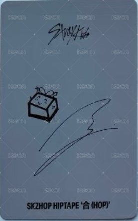 合(HOP) kms 簽售卡  背面