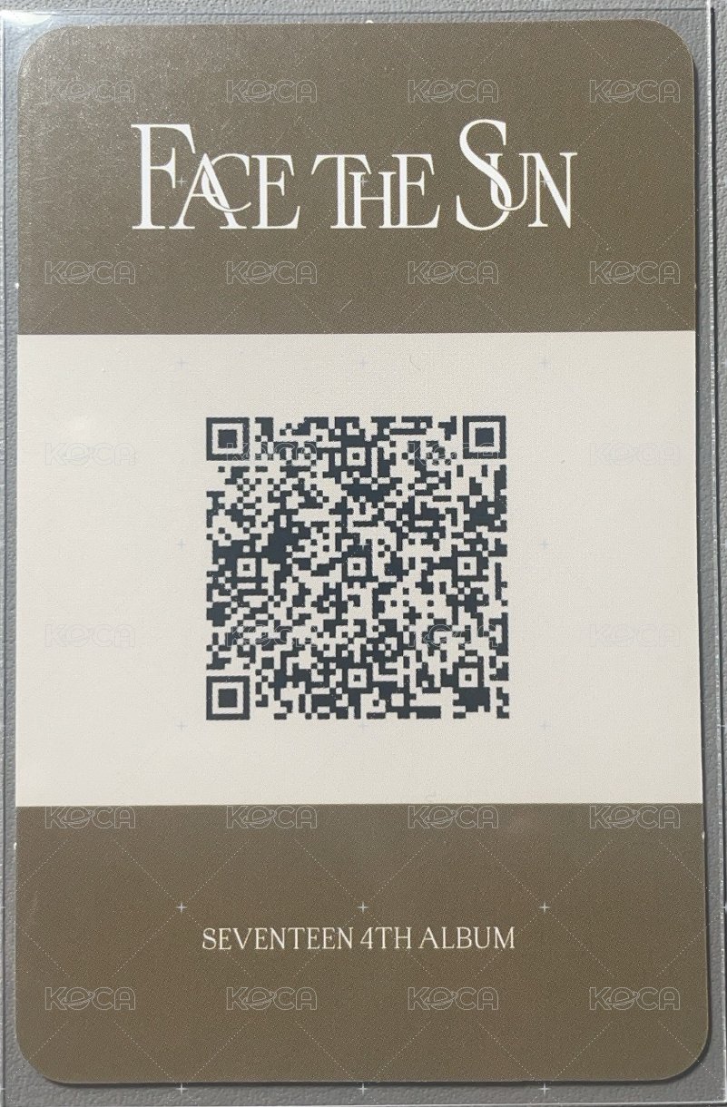 正四 yzy F 簽售卡 語音卡 背面