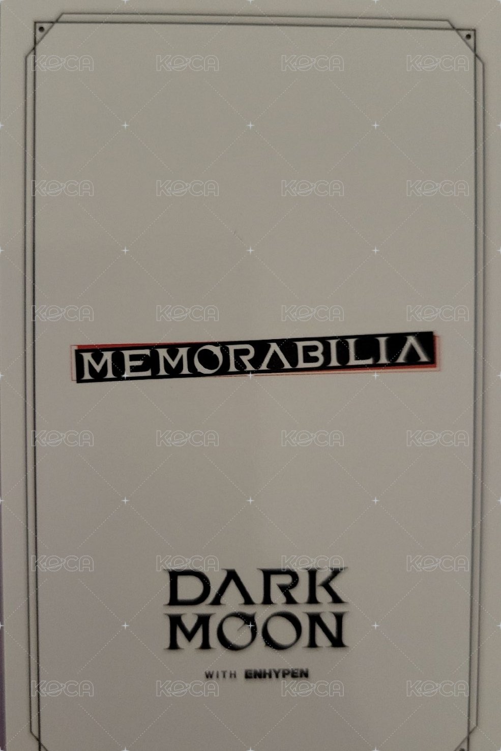 暗月特別專 am 特典卡  背面