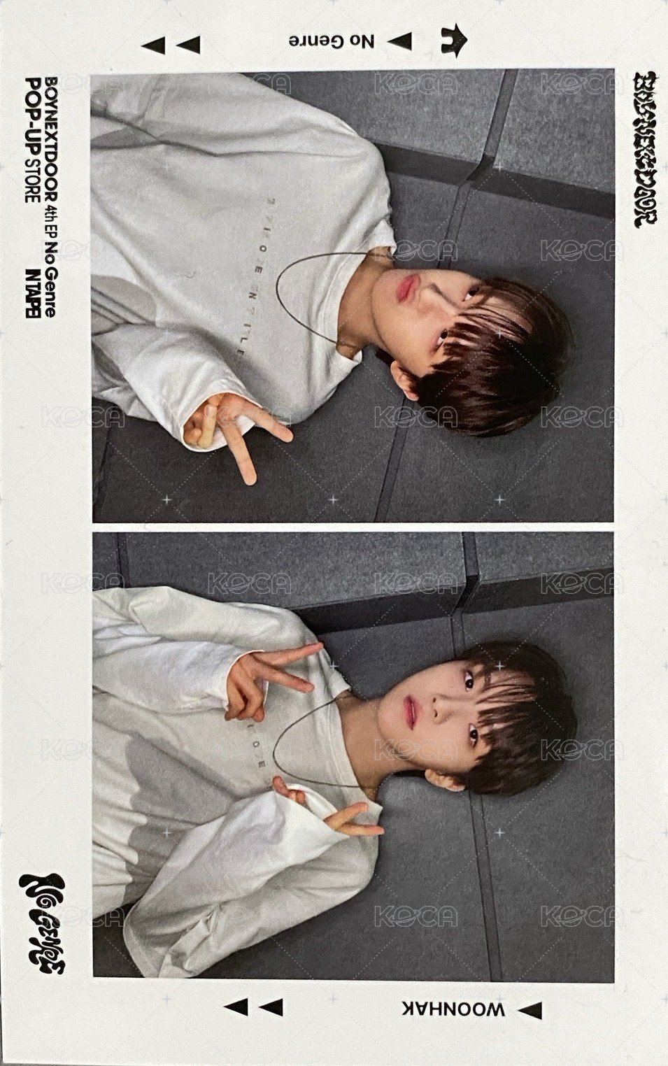 No Genre km 台北線下快閃 滿額卡 二宮格 正面