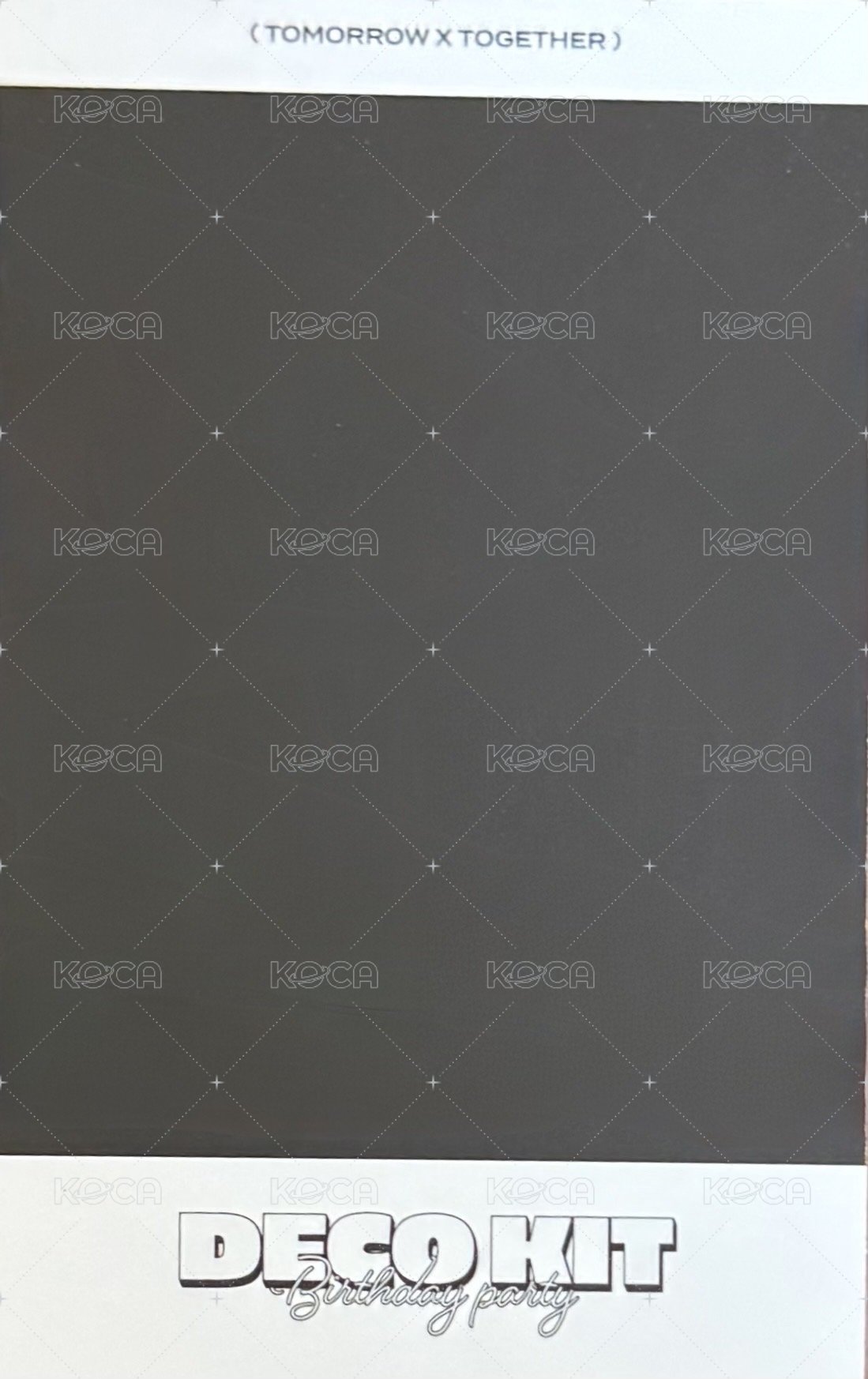 23 DECO KIT 周邊卡 三人拍立得 背面
