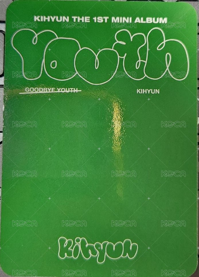 YOUTH 專輯卡  背面