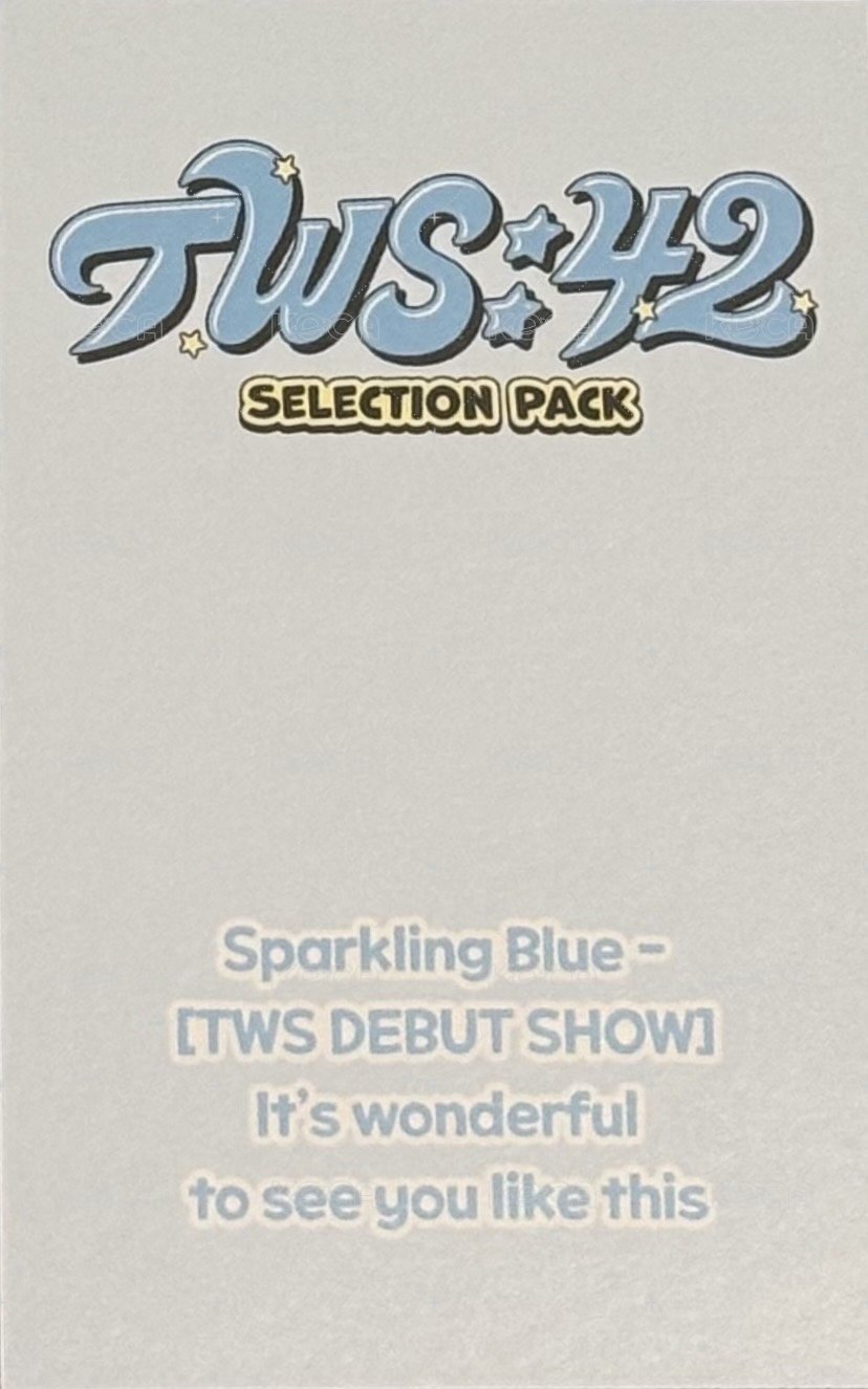 TWS:42 Selection Pack 周邊卡  背面