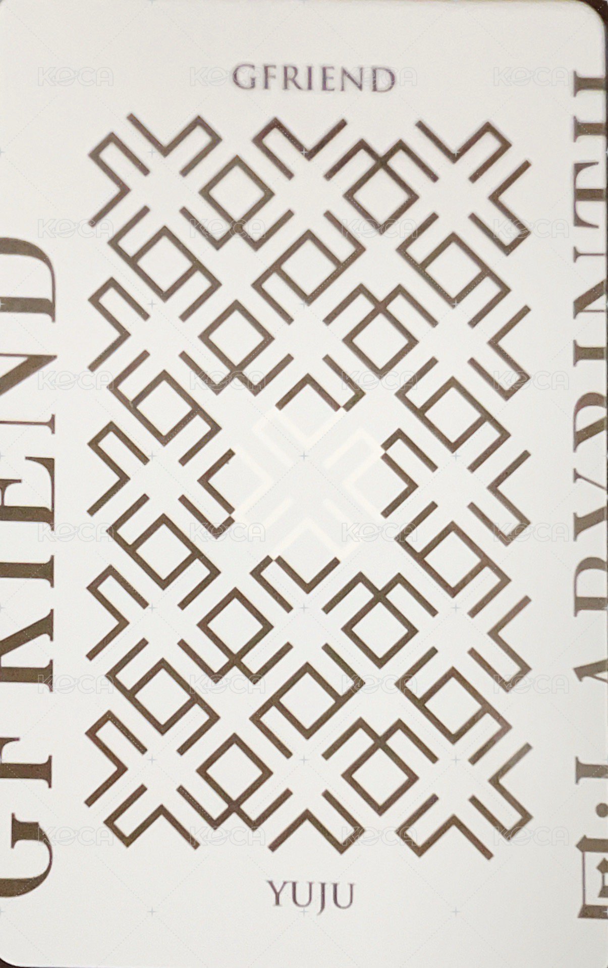 迷八 專輯卡 Twisted ver. 背面