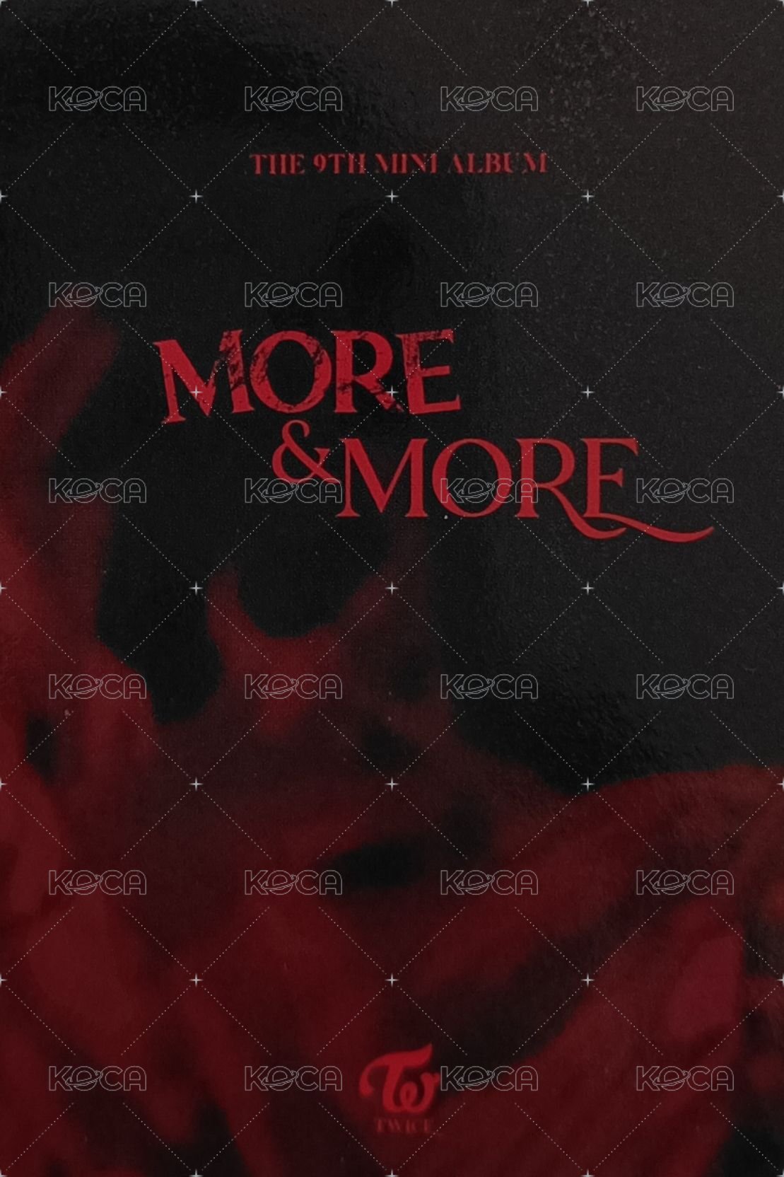 MORE & MORE 專輯卡 預購禮小卡 背面