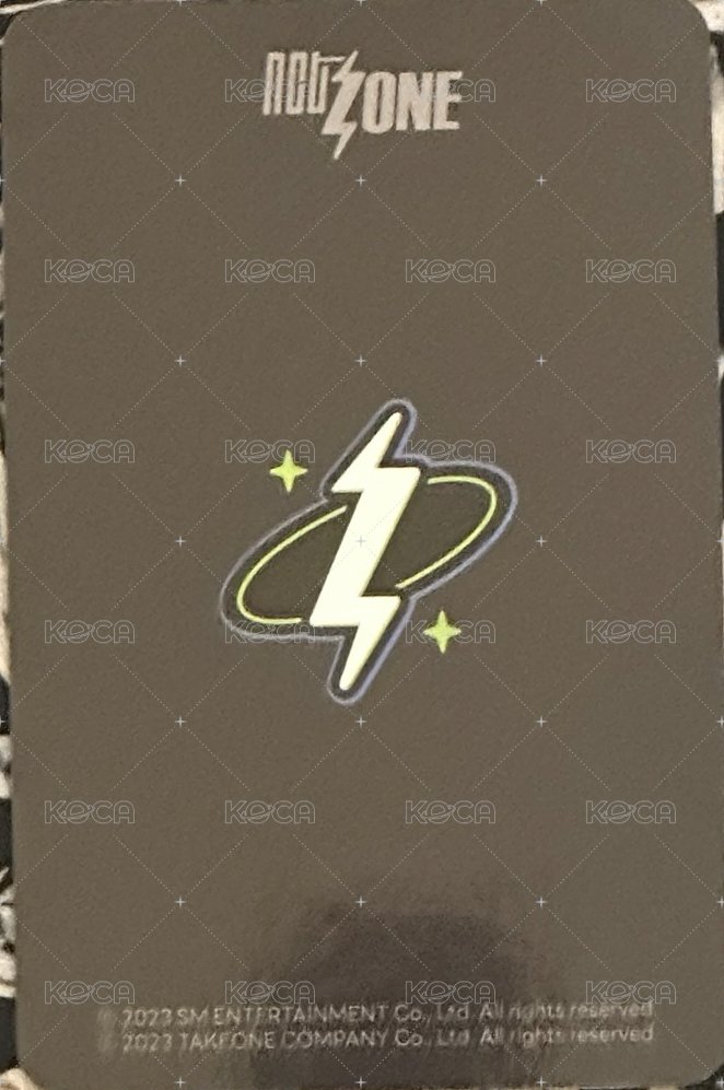 NCTZONE k4 ost 特典卡  背面