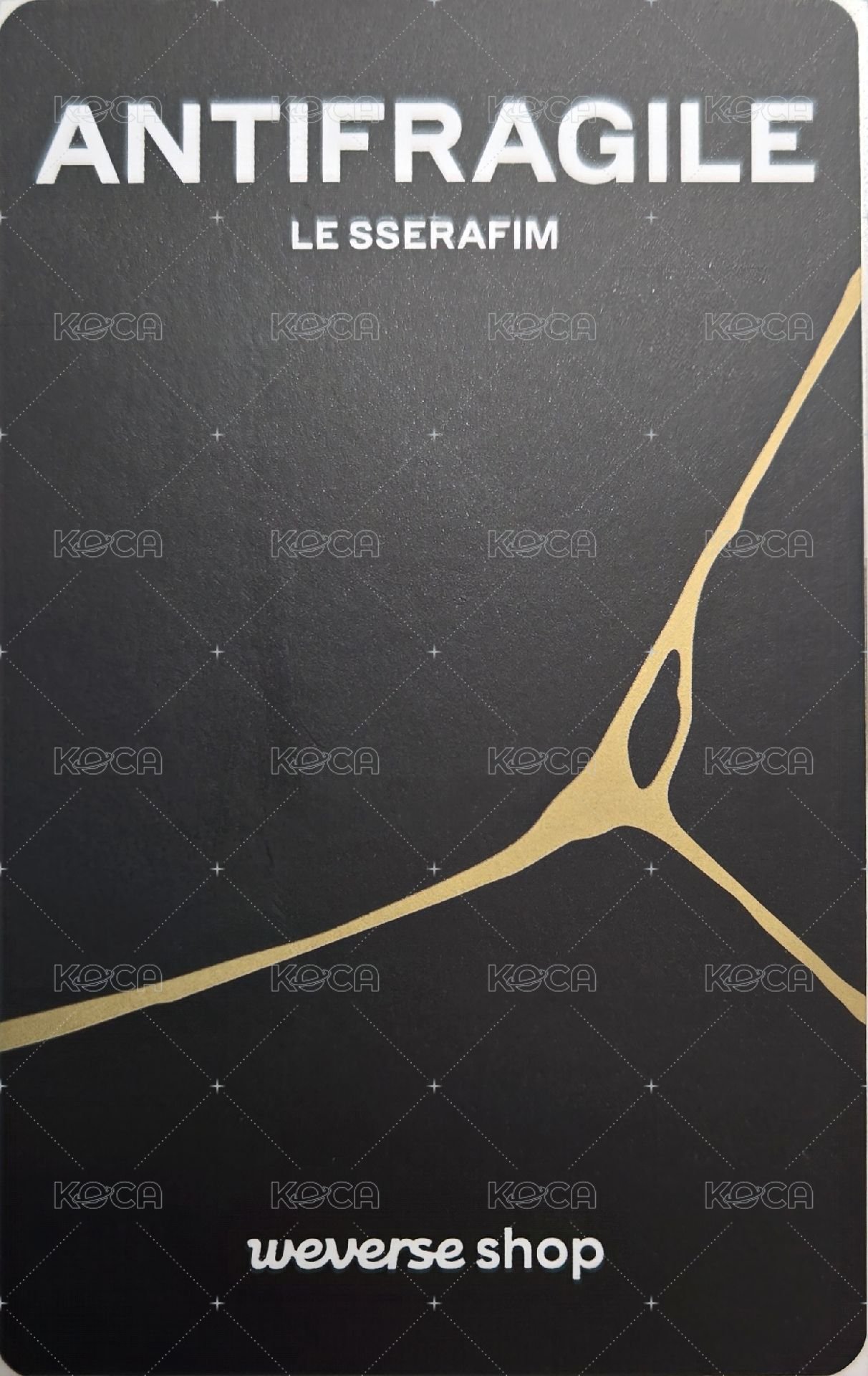 ANTIFRAGILE wvs PB預售 特典卡 閃卡 背面