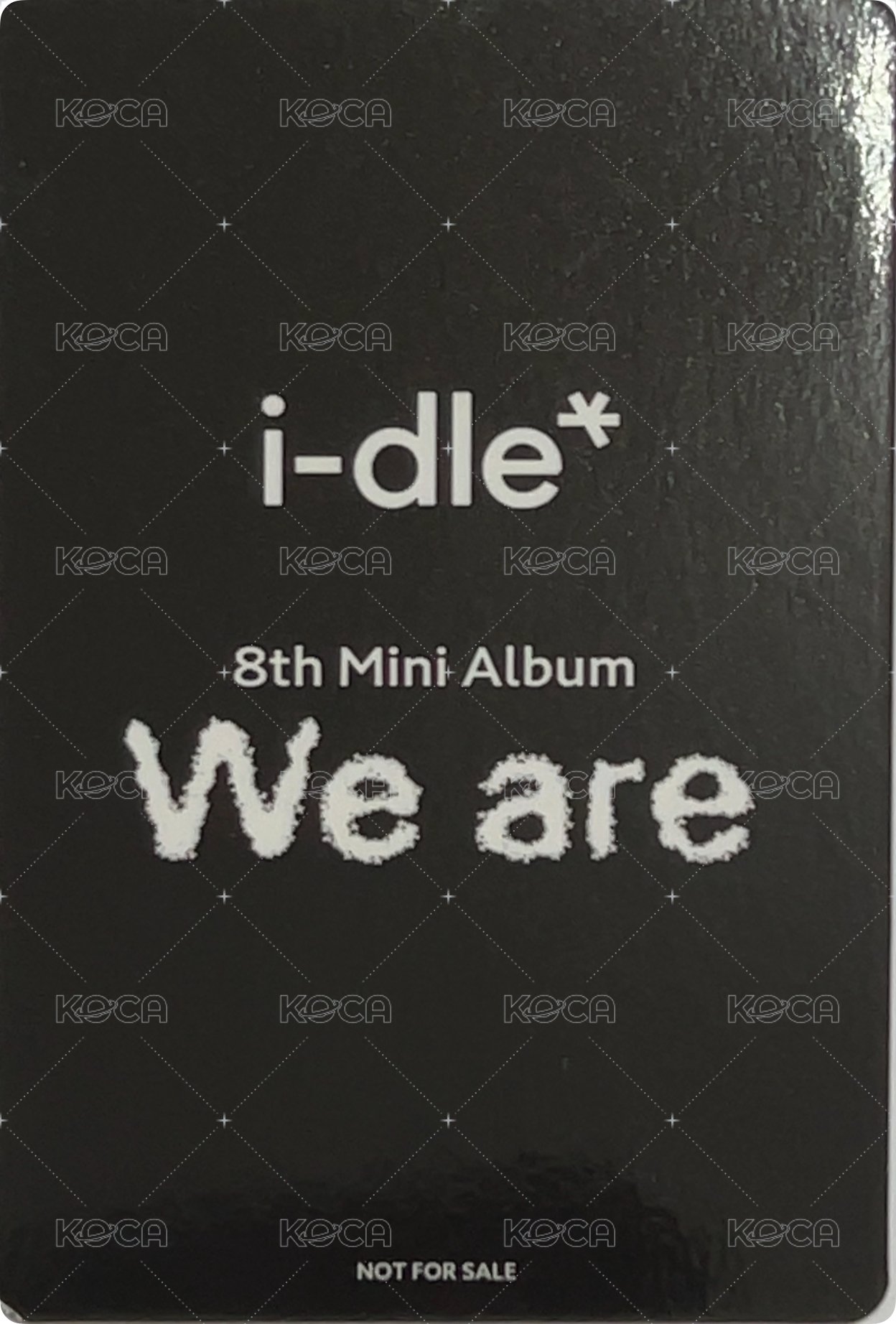 We are 華納 特典卡  背面