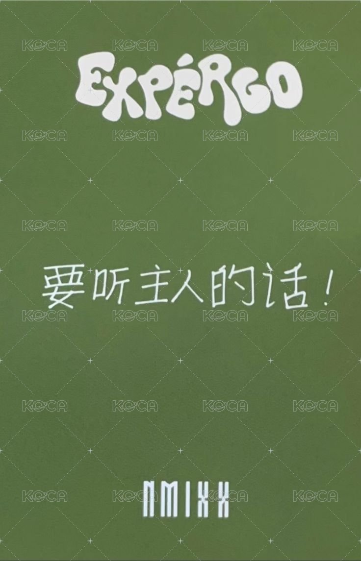 expérgo sr 預售 特典卡  背面