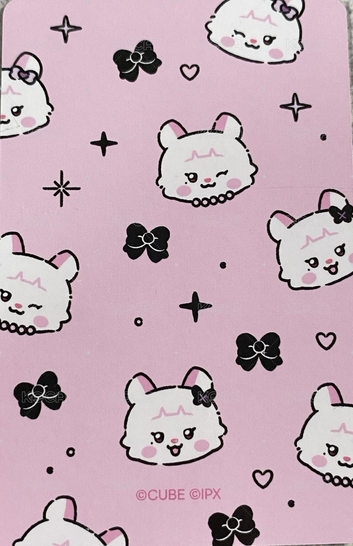 We are cube 滿額卡  背面