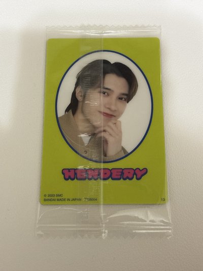 HENDERY威化餅乾小卡