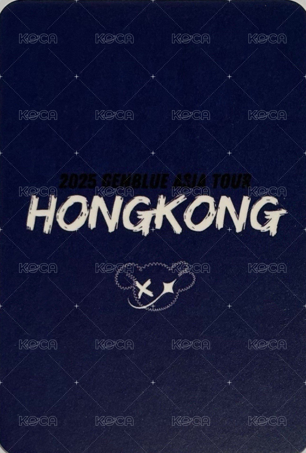 GENBLUE ACT LIKE THAT 亞洲巡迴最終站 任務卡 亞巡卡 香港 ver. 背面