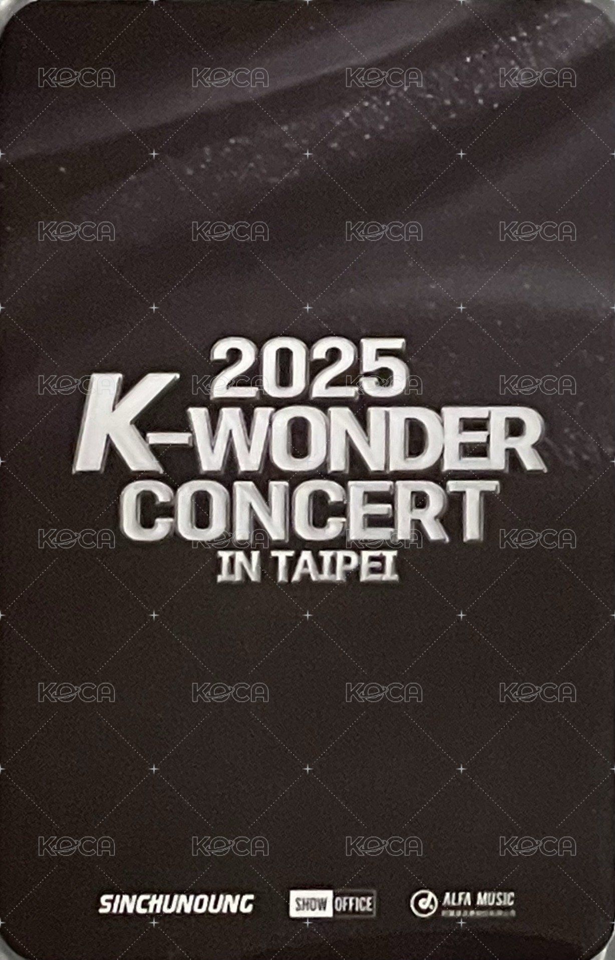 入場卡 / 場限卡 K-WONDER 背面