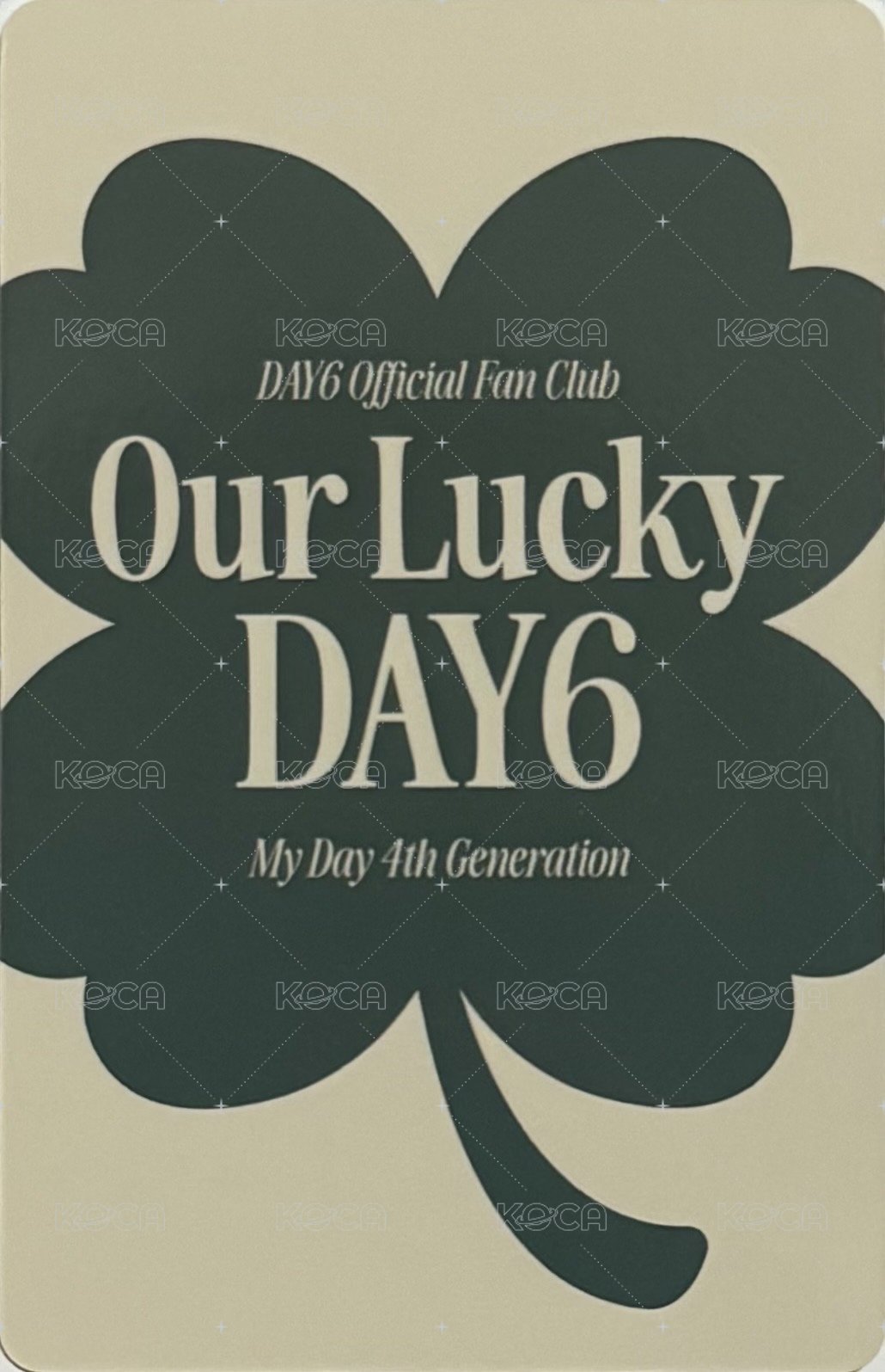 四期會員禮 會員禮卡  背面