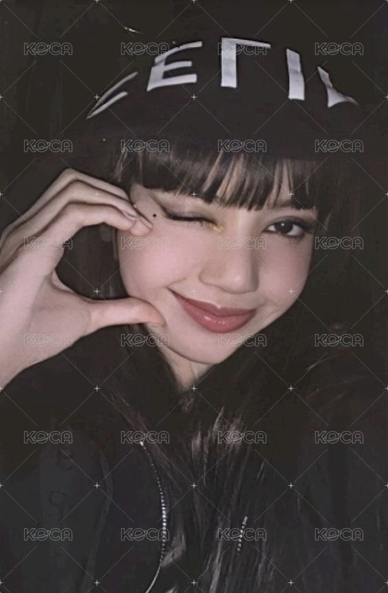 BORN PINK 專輯卡 黑膠 B ver. 正面