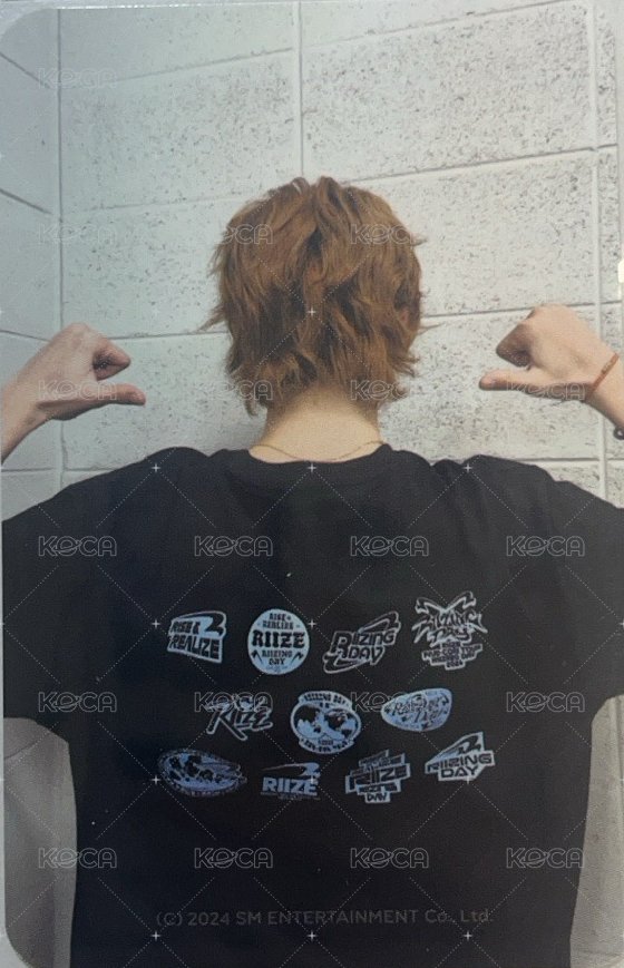 2024 FC 周邊卡 fc場週 黑T安 背面