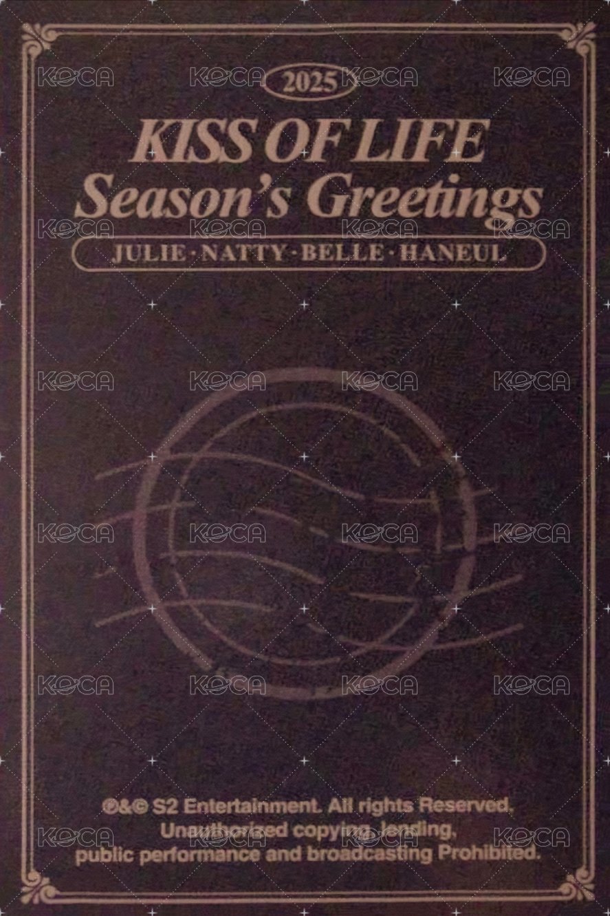 2025 Season’s Greetings 年曆卡  背面