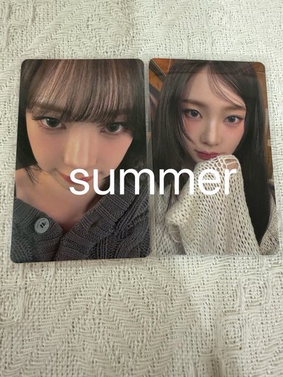 aespa 日本隨機卡 懟臉柚