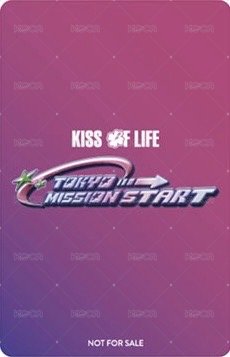 TOKYO MISSION START hmv 預售 特典卡  背面