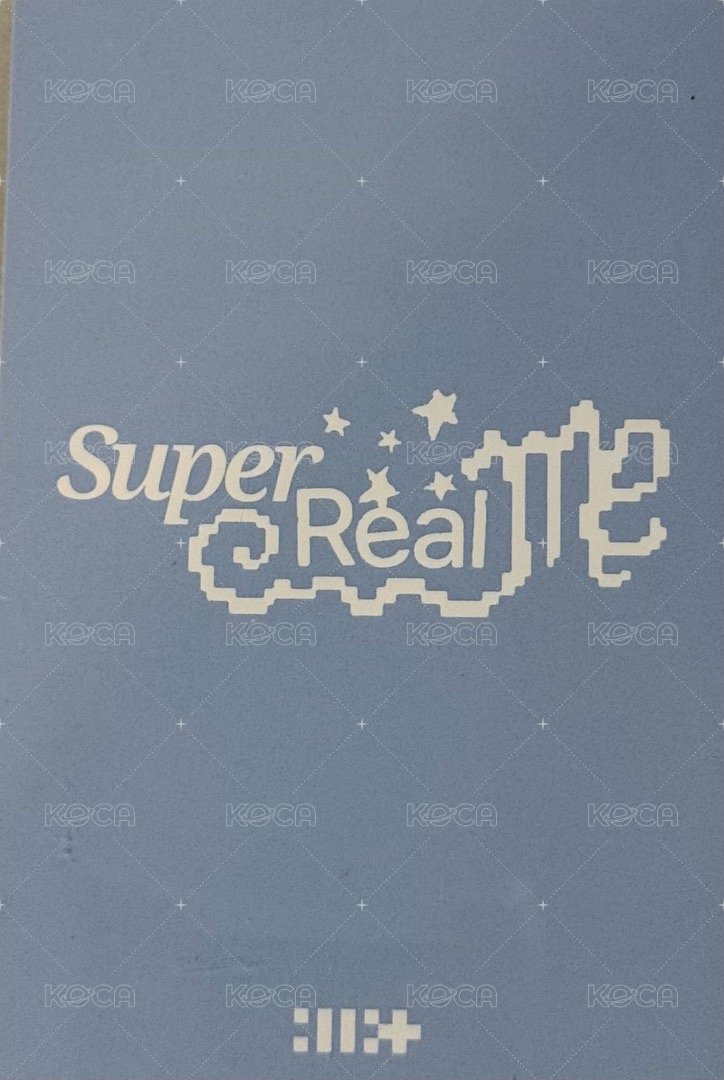 SUPER REAL ME 專輯卡 電子專 B ver.  背面
