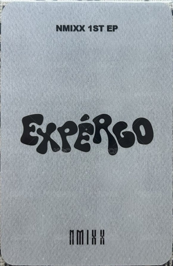 expérgo am 線下 簽售卡 比心圭 背面