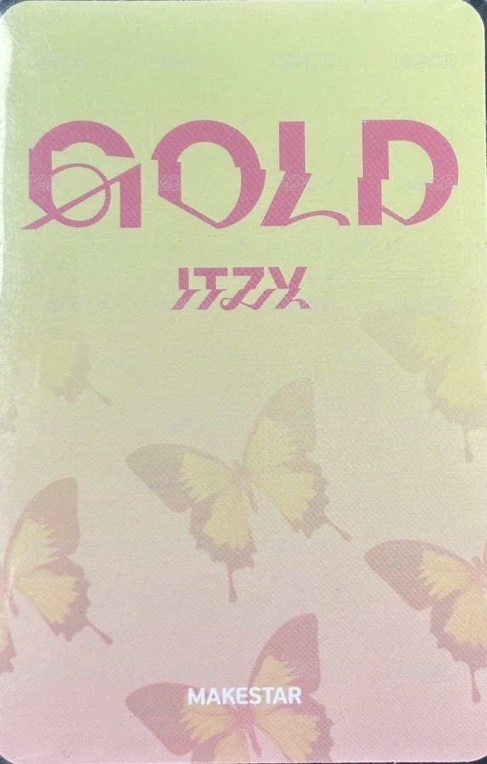 GOLD ms 6.0 簽售卡 蝴蝶 背面