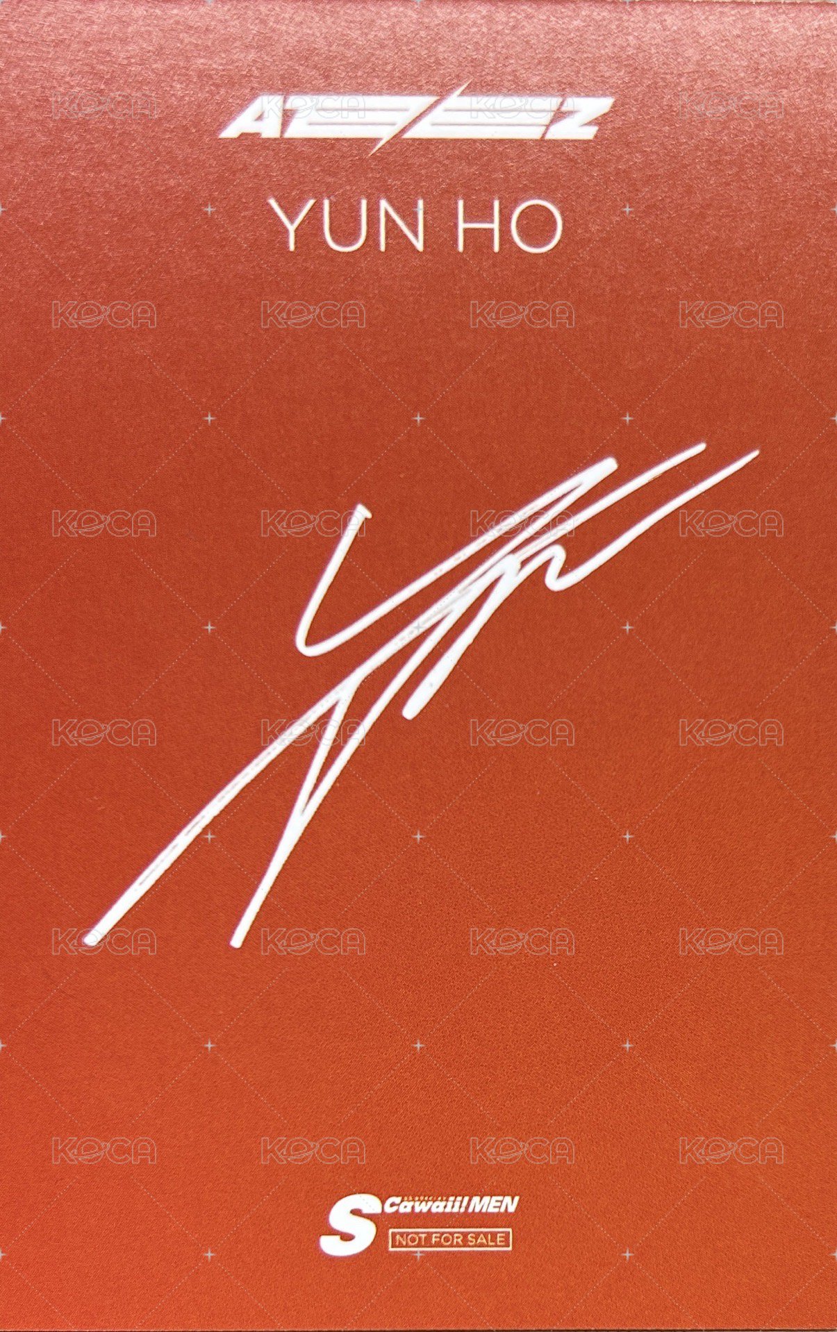 S Cawaii RED 雜誌卡 A 背面
