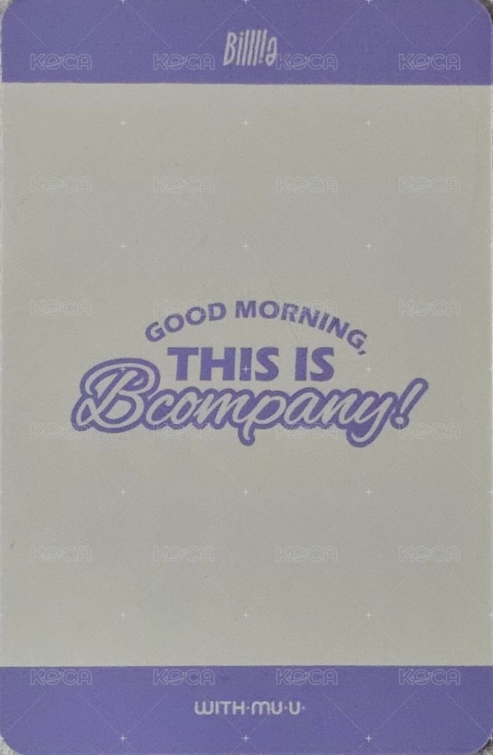 2025年曆 wm 特典卡  背面