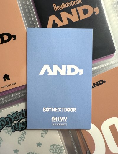 AND, hmv 抽選卡 明宰鉉