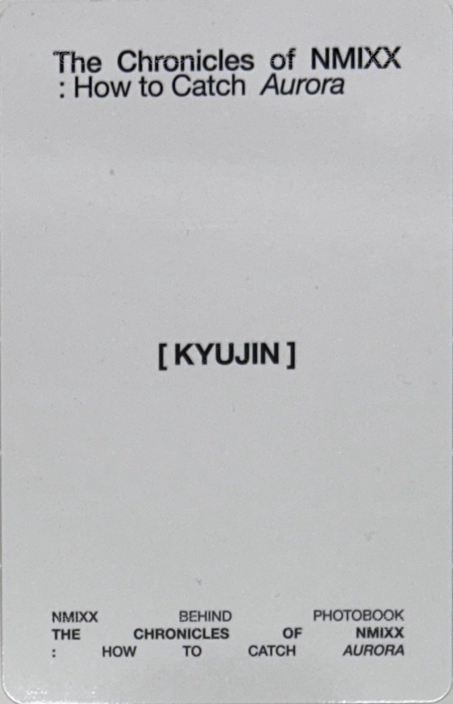 極光寫真 周邊卡 固配 背面